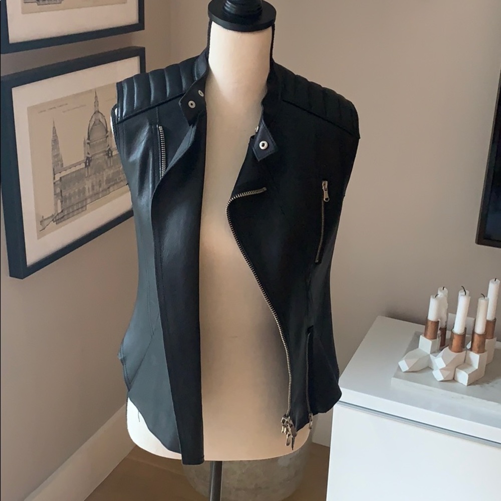 Phillip Lim leather Moro Peplum